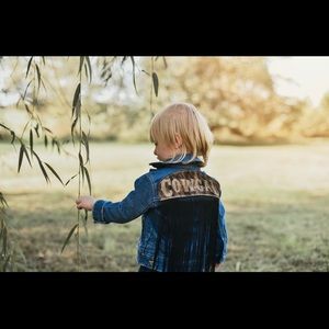 “Cowgal” Jean jacket 2T